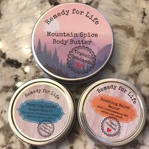 Organic body butter and Salve bundle